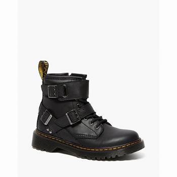 Dr Martens Gyerek 1460 Bőr Bakancs Fekete